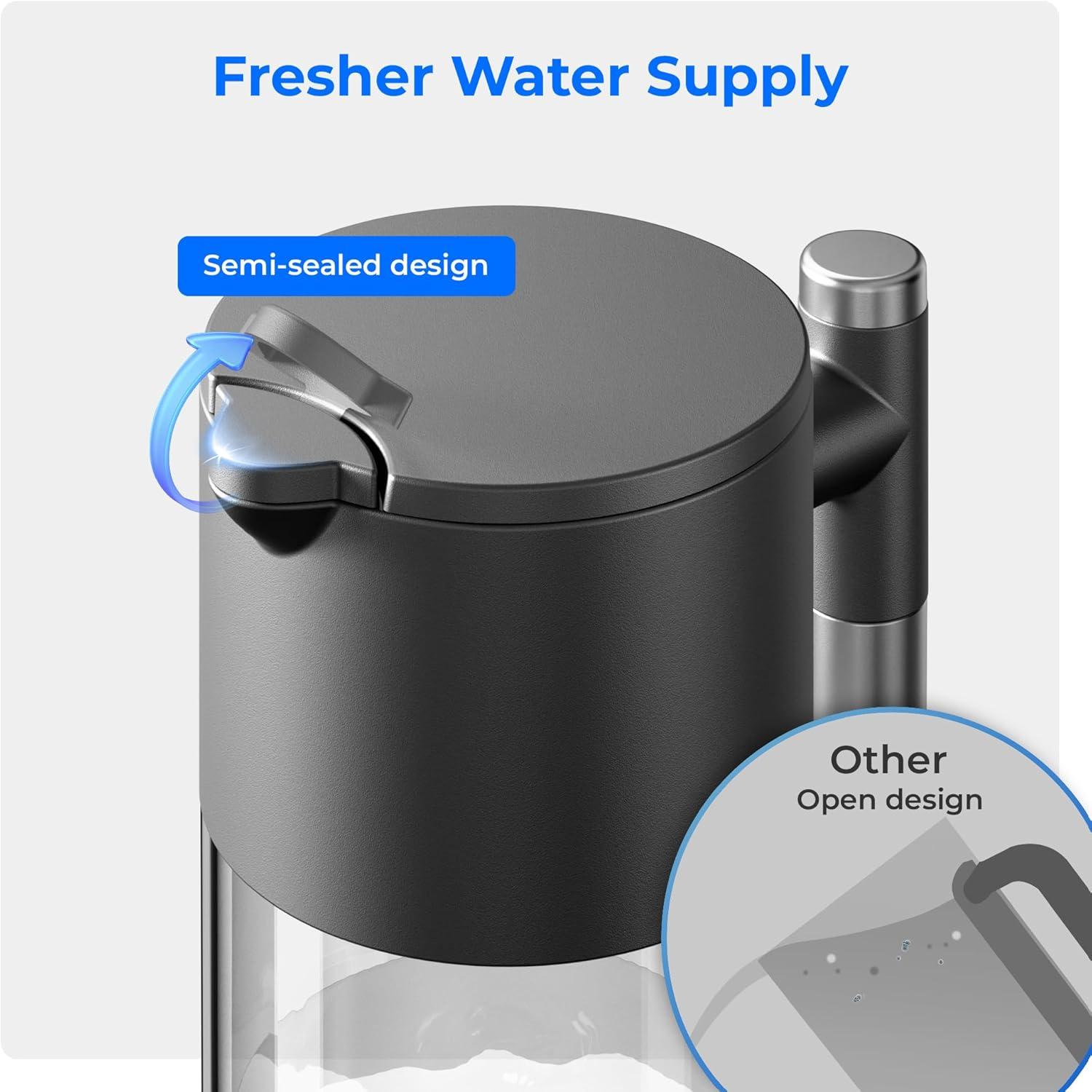 imageMaxblue MBPWD Pure Water Tank for WDA2 Countertop Reverse Osmosis System Portable Pure Water Tank BPA Free 40 OZ