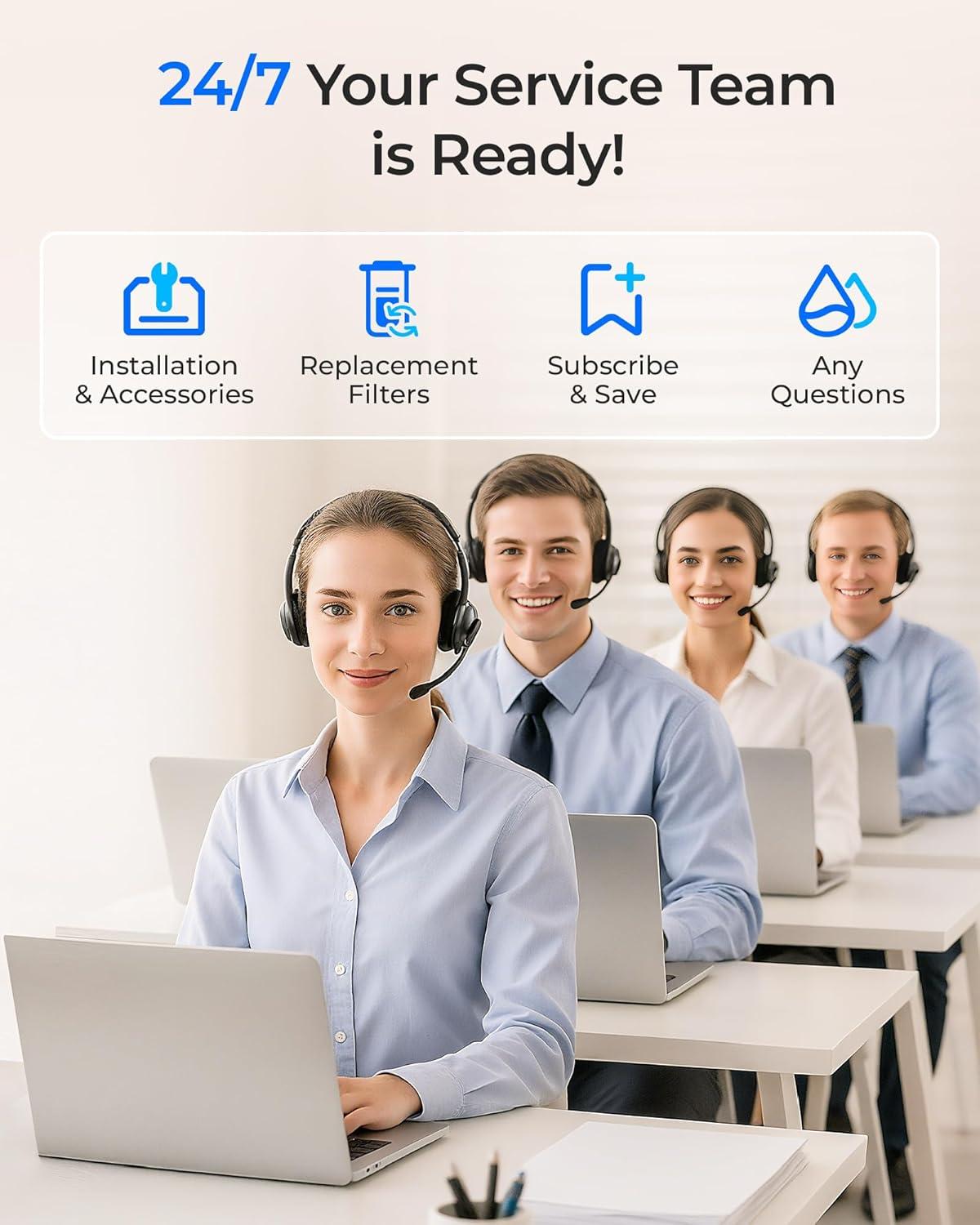 imageWaterdrop 10UA PRO Under Sink Water Filter No Drill Required Time Reminder Easy Installation Reduces Lead Chlorine Bad Taste ampamp Odor NSFANSI 42 Certified 11000 Gallons Does not Lower TDSPitch blackNo Extra Faucet  6Stage