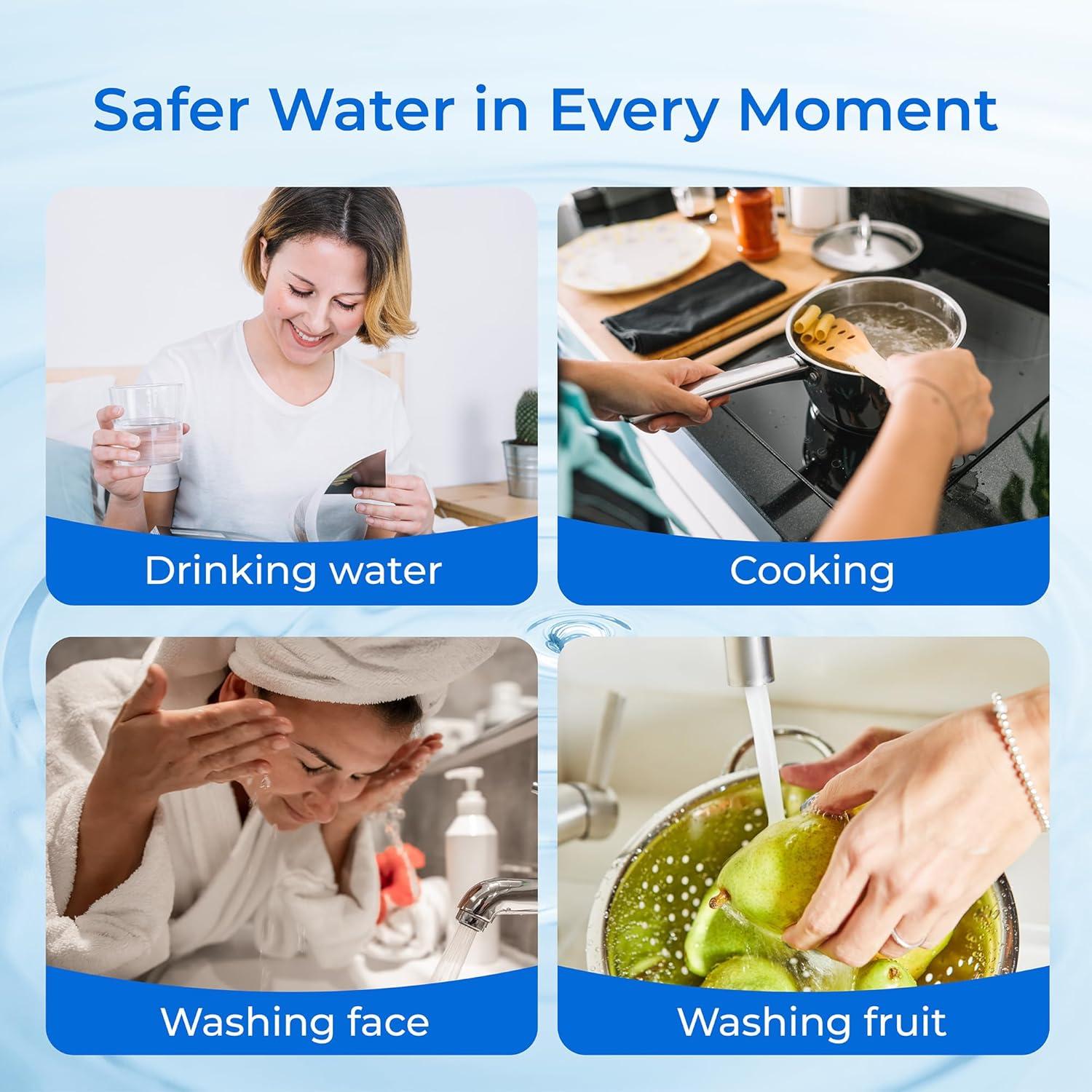 imageWaterdrop 5 Micron 10quot x 25quot Whole House Water Filter Replacement Cartridge Sediment Water Filter Replacement for Any 10 inch RO Unit AquaPure AP110 Culligan P5 WHKFGD05 6 Pack4