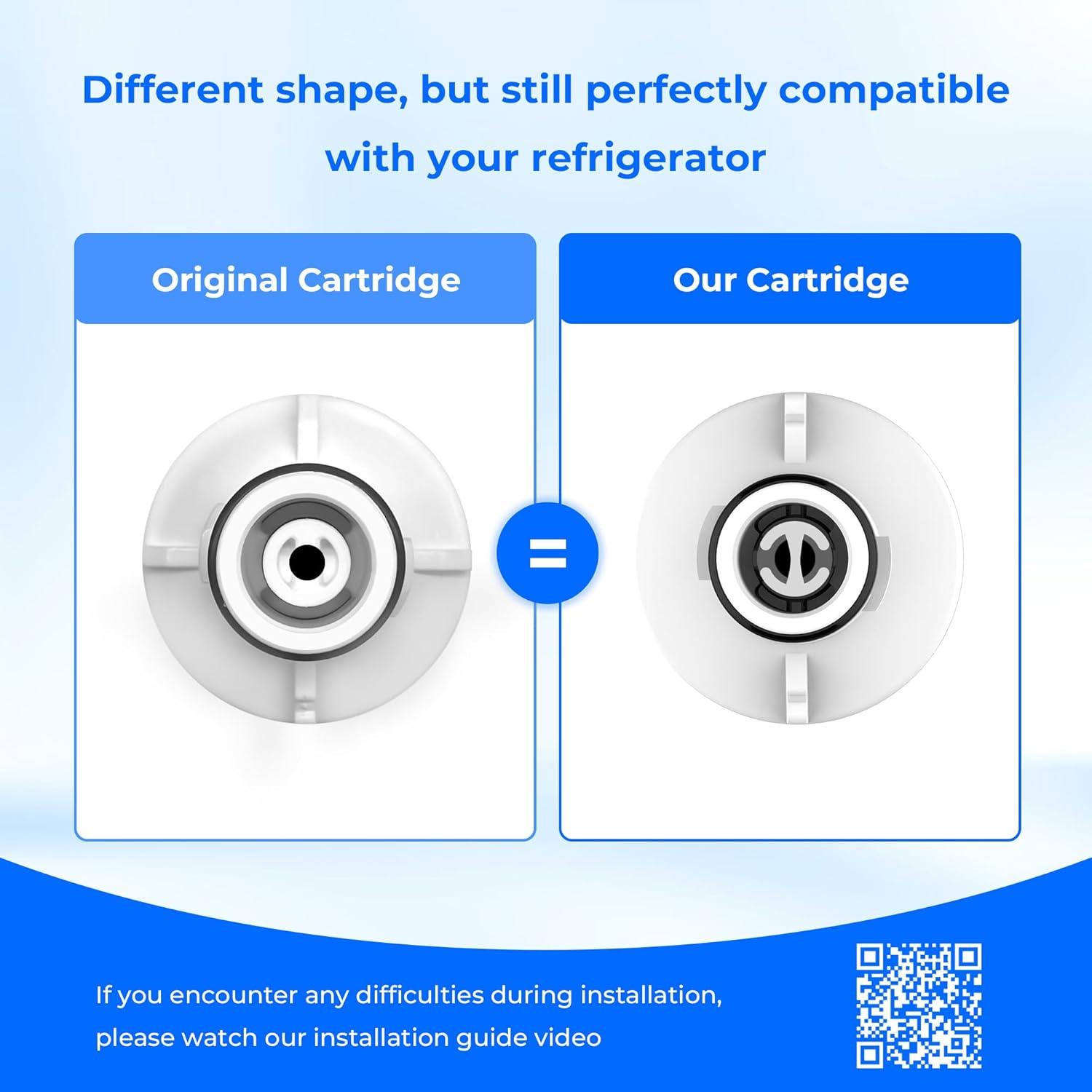 imageWaterdrop ADQ747935 LT1000PC Replacement for LG LT1000PPCPCS ThinQ Refrigerator Water Filter LFXS26973S LMXS28626S LMWS27626S LFXS28596S ADQ74793501 and LT120F 3 Combo2