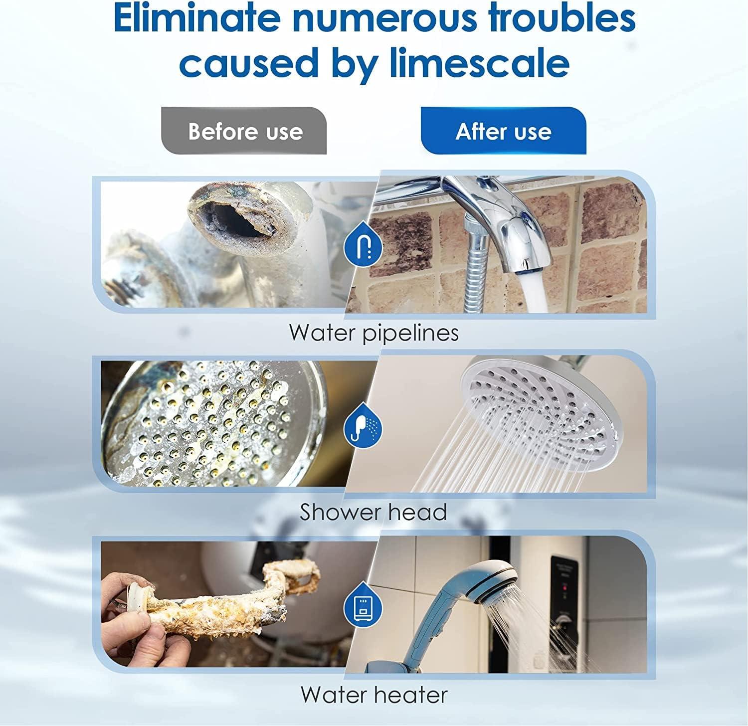 imageWaterdrop AP431 AP430SS Whole House Scale Inhibitor Filter Heater Softener System Prevent Scale Build Up On Hot Water Heaters Pipes and Boilers