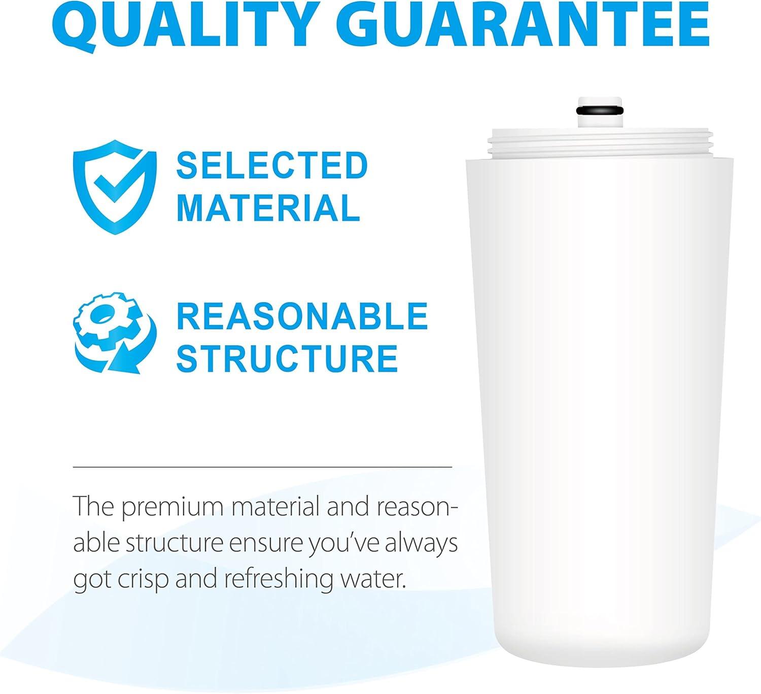 imageWaterdrop AQ4125 Shower Filter Replacement Cartridge for Aquasana AQ 4125 AQ4100 AQ4100NSH AQ4105 Shower Water Filter System Jonathan Product Beauty Shower Filter