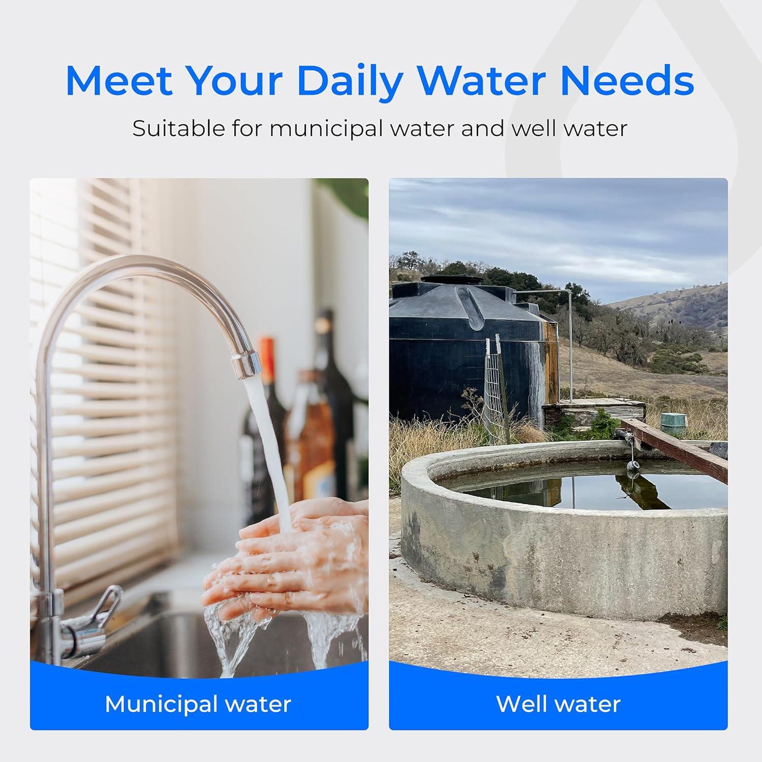 imageWaterdrop FXHTC Whole House Carbon Water Filter Replacement for GE FXHTC GXWH40L GXWH35F Culligan RFCBBSA American Plumber W10PR W10BC WRC25HD 10quot x 45quot Cartridge 5 Micron Pack of 33