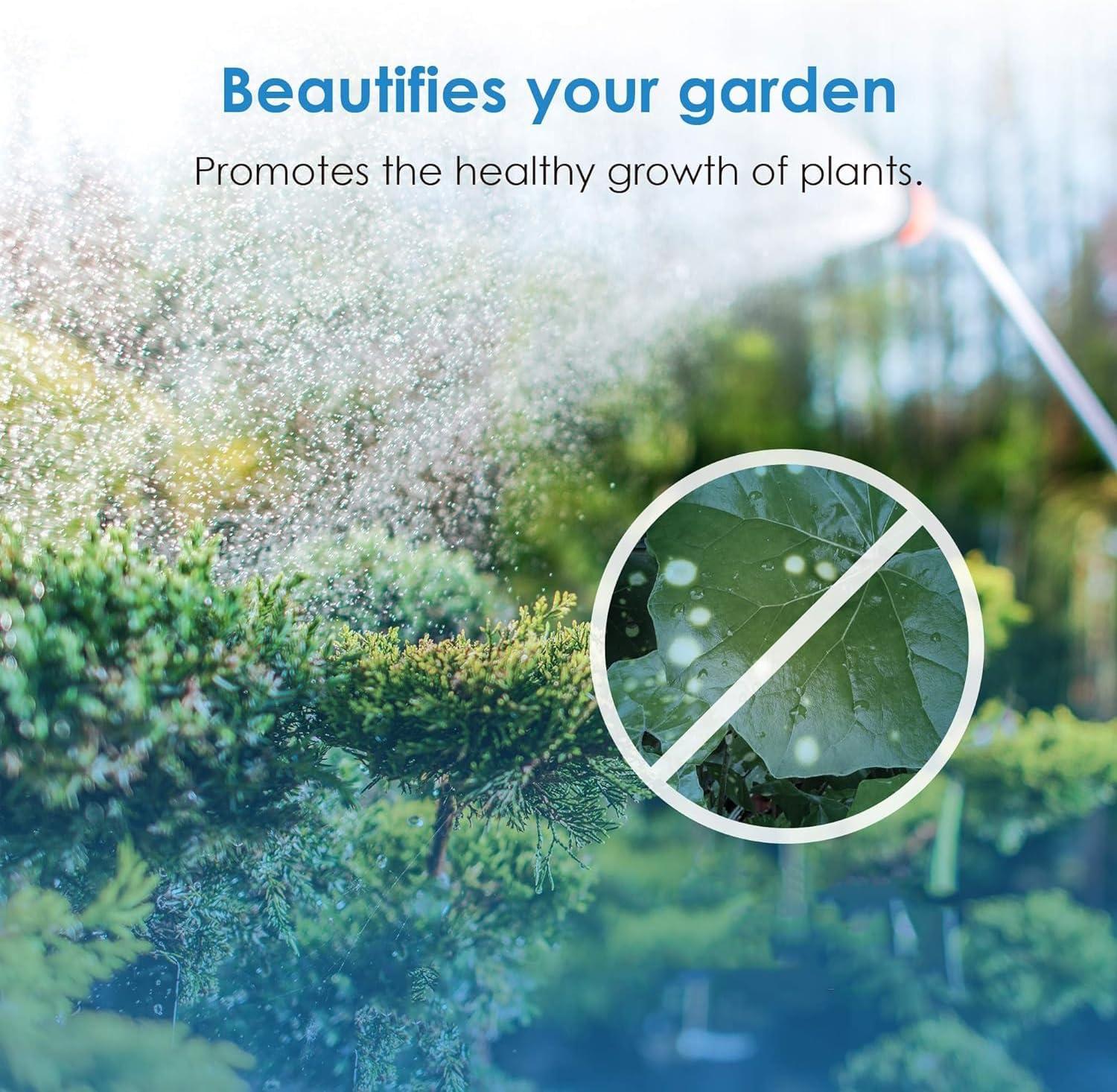 imageWaterdrop Garden Hose Water Filter Reduces Chlorine Odor Improve Plants Health Ideal for Gardening Farming and Pets Pack of 2