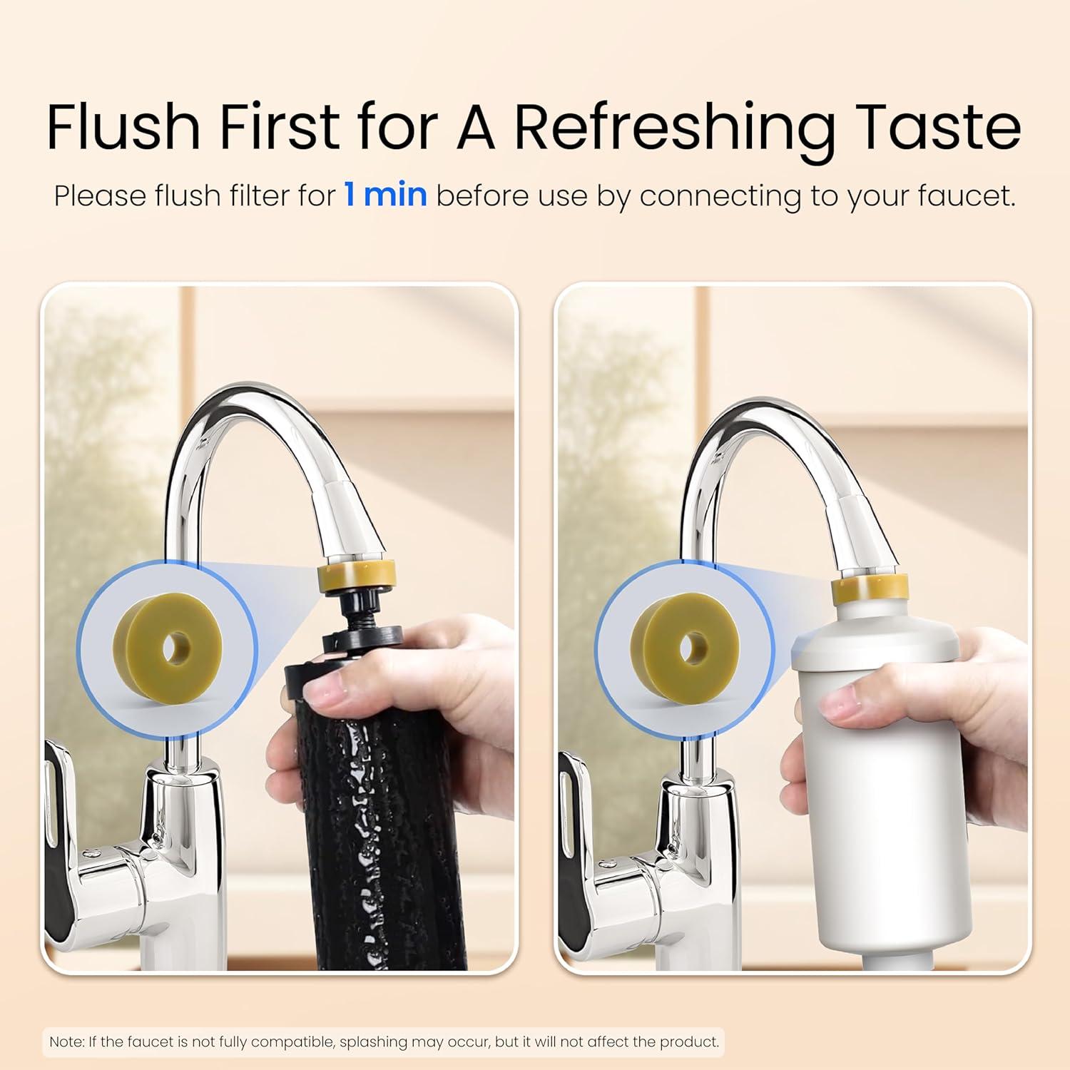 imageWaterdrop Gravityfed Water Filter System 225G StainlessSteel System with 4 Filters Metal Water Level Spigot and Stand NSFANSI 42ampamp372 Standard Reduces ChlorineKing Tank for Emergencies15G