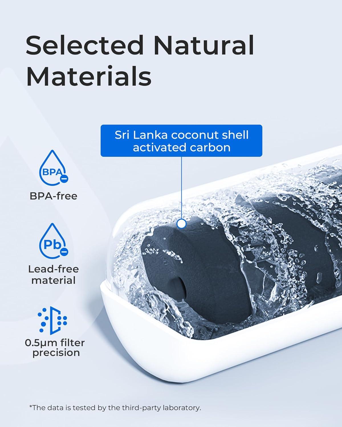 imageWaterdrop MSWF Refrigerator Water Filter Replacement for GE MSWF 101820A 101821B RWF1500A NSF 42ampamp372 Certified Pack of 3