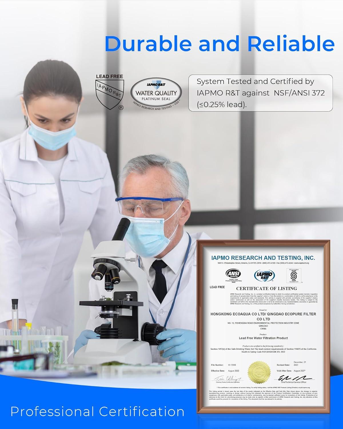 imageWaterdrop Mega Spin Down Sediment Filter Reusable Whole House Water Filter System for City Water Backwash Sediment Water Filter System 100 Micron5 Micron PP Filter 1quot MNPT  34quot FNPT BPA FreeMega PP Filter