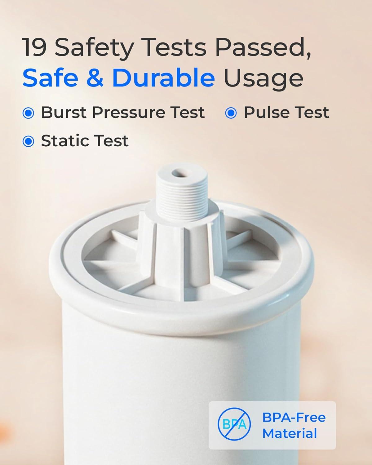 imageWaterdrop PMT Small Water Pressure Tank RO Pressure Tank for All Tankless Reverse Osmosis System Mini Reverse Osmosis Storage Tank Fits All 14quot Water Tubing Small Water Tank for G3 G2 D6 PD600