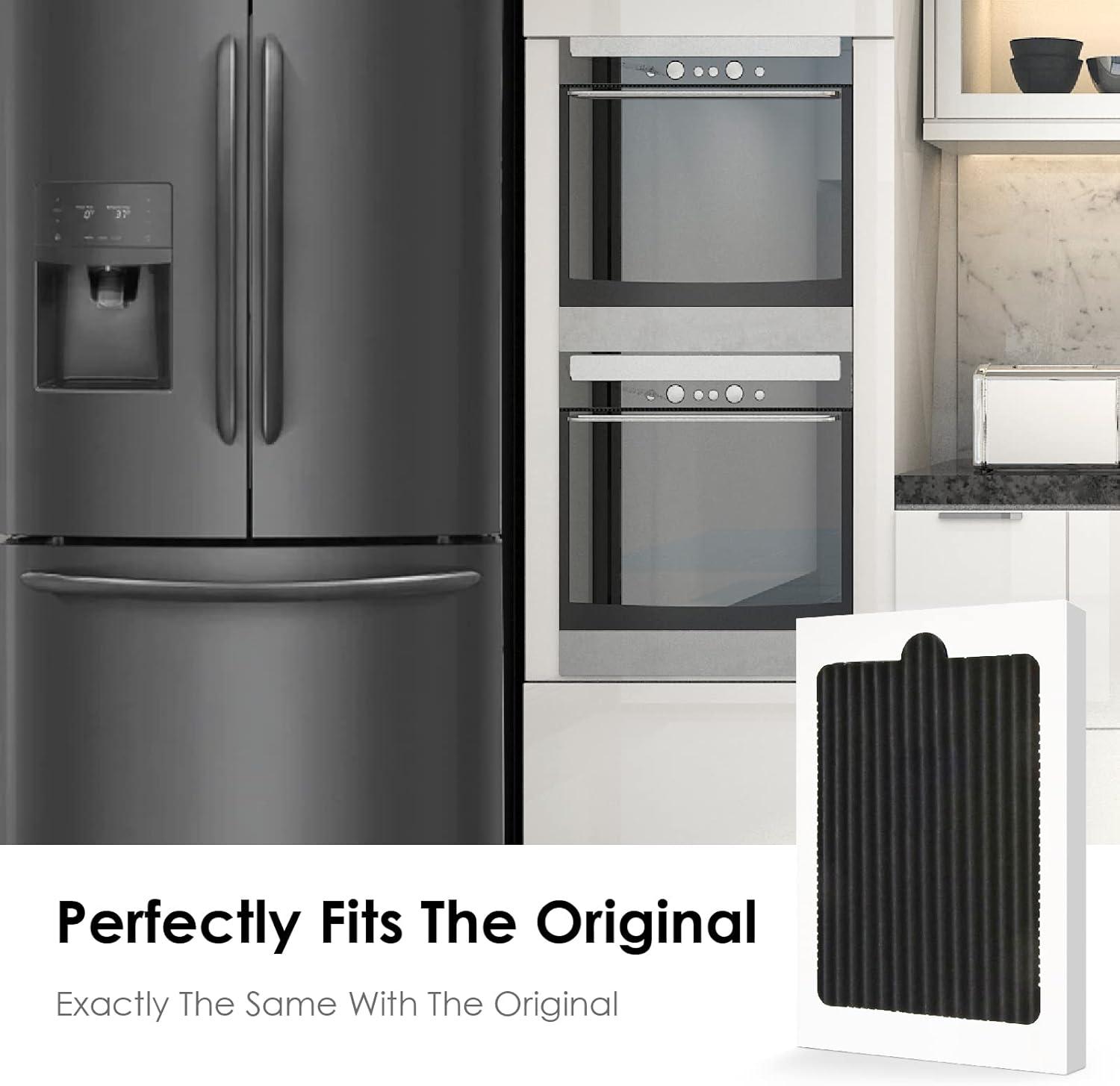 imageWaterdrop Replacement filter for Frigidaire ampamp Electrolux EAFCBF Paultra Refrigerator Air Filter Pure Air Ultra SCPUREAIR2PK 242047801 242061001 242047804 Carbon Activated Filter 3 Pack9 Count Pack of 1