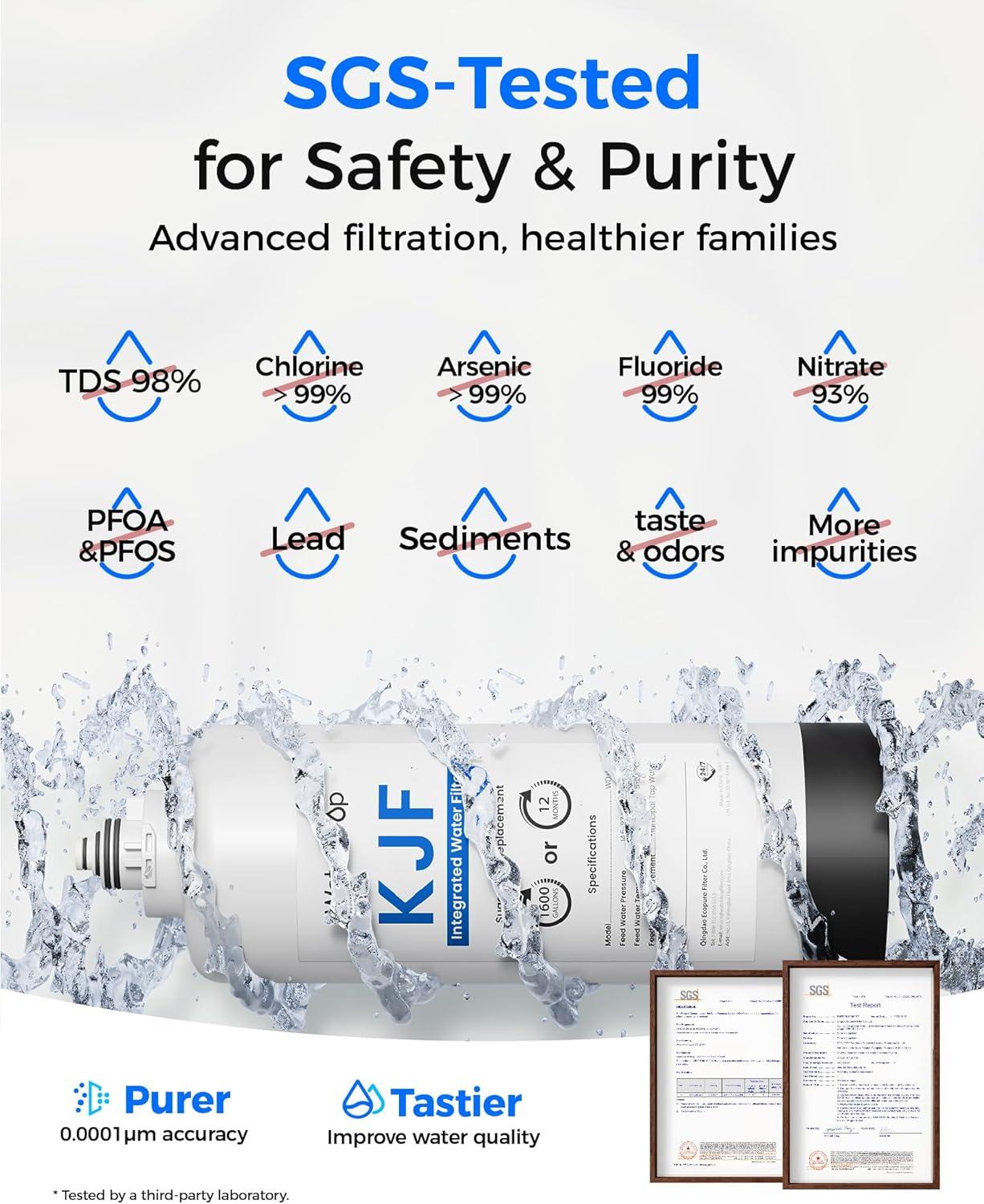 imageWaterdrop Reverse Osmosis System Instant Hot Water Dispenser 600 GPD Reduce PFAS Tankless 21 Pure to Drain Under Sink TDS Reduction Smart LED Faucet Hot and Cold Water Dispenser FaucetBlack