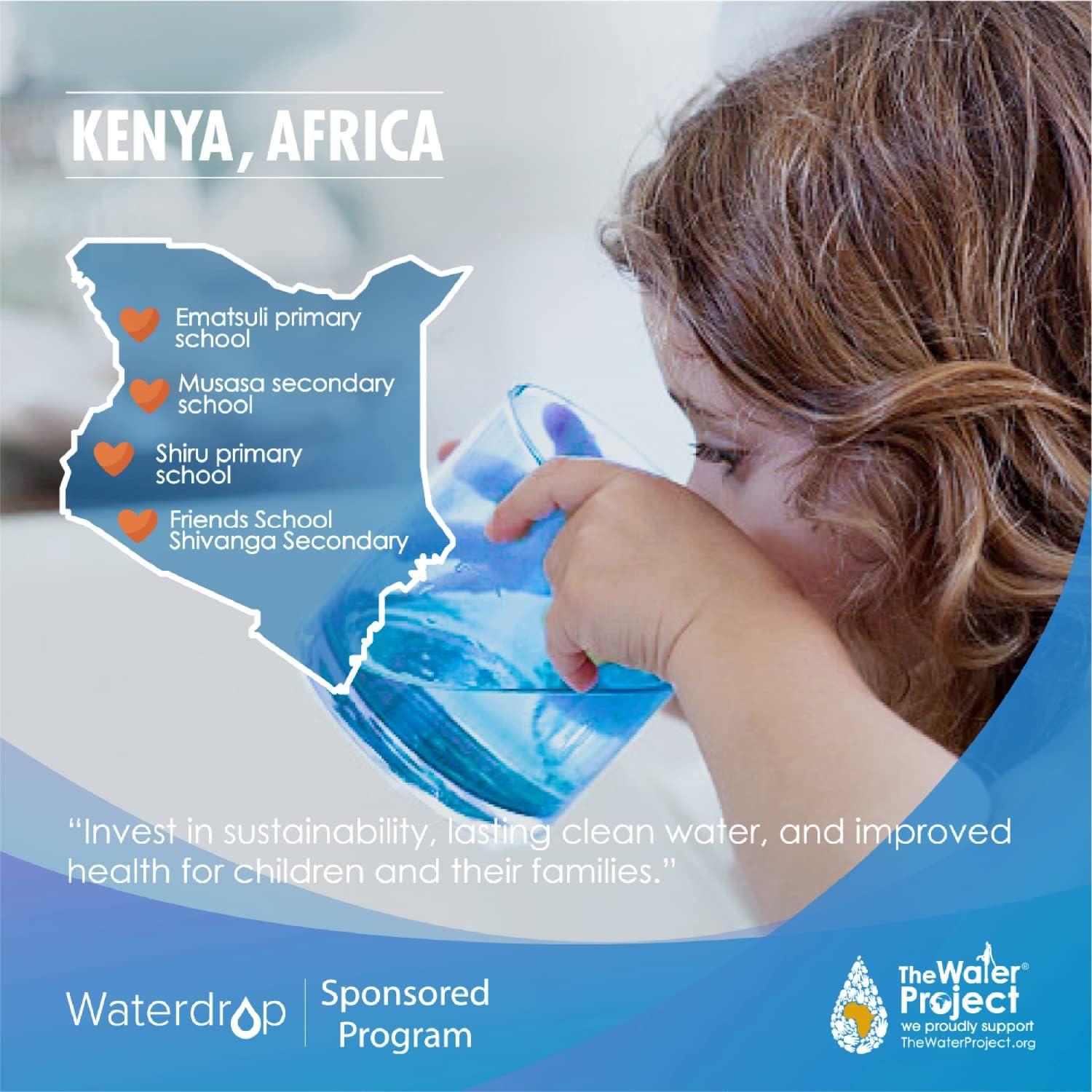 imageWaterdrop WDF13 Water Filter Replacement for GE SmartWater MWF MWFINT MWFP MWFA GWF HDX FMG1 Kenmore 9991 GSE25GSHECSS WFC12013 Count Pack of 1