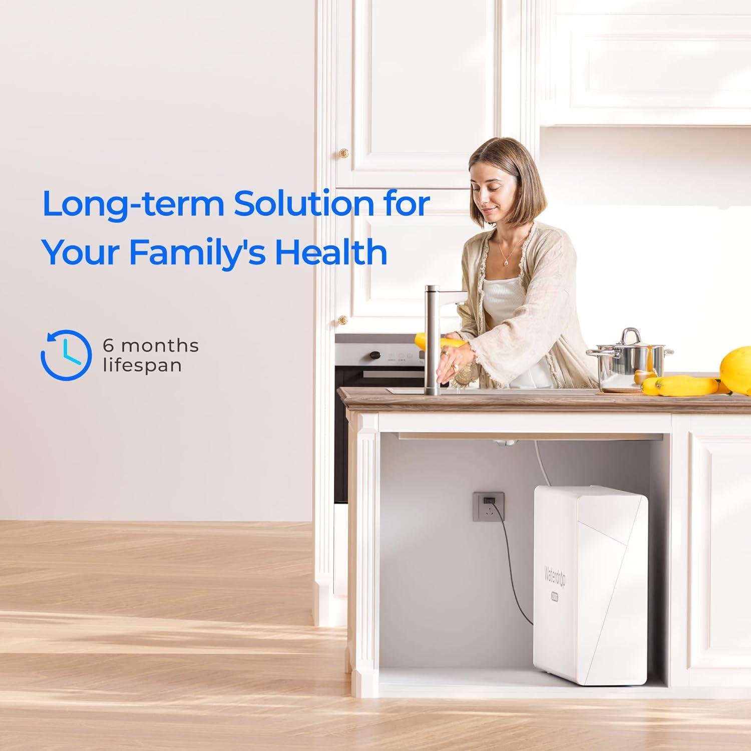 imageWaterdrop WDF2 Filter Replacement for WDX8Basic ampamp WDX8Alkaline ampamp WDX12Basic ampamp WDX12Alkaline ampamp WDX16Alkaline 6month Lifetime