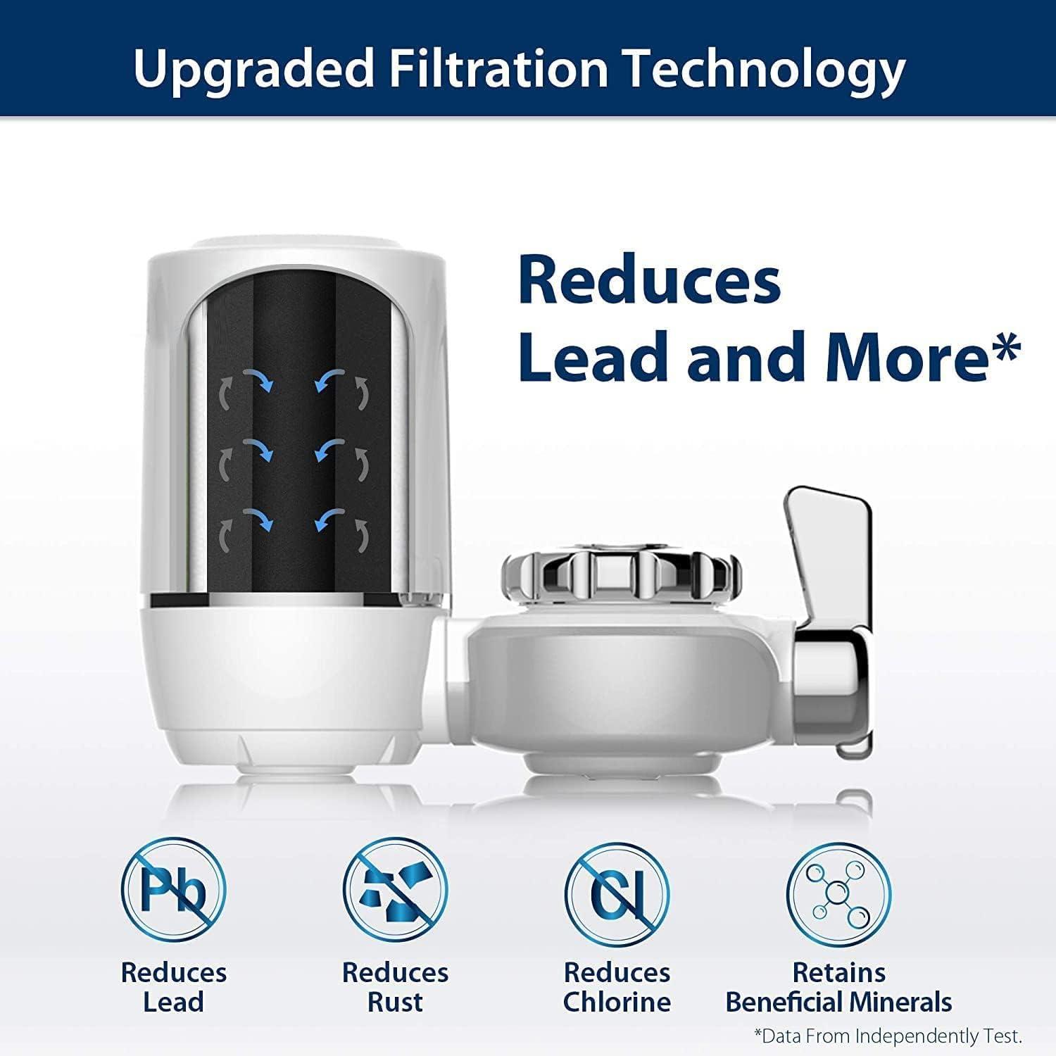 imageWaterdrop WDFF01A Replacement Filter Faucet Water Filter Replacement for WDFC01 WDFC02 WDFC06 Reduces Chlorine Taste and Odor Last Up to 9 Months Pack of 33 Count Pack of 1