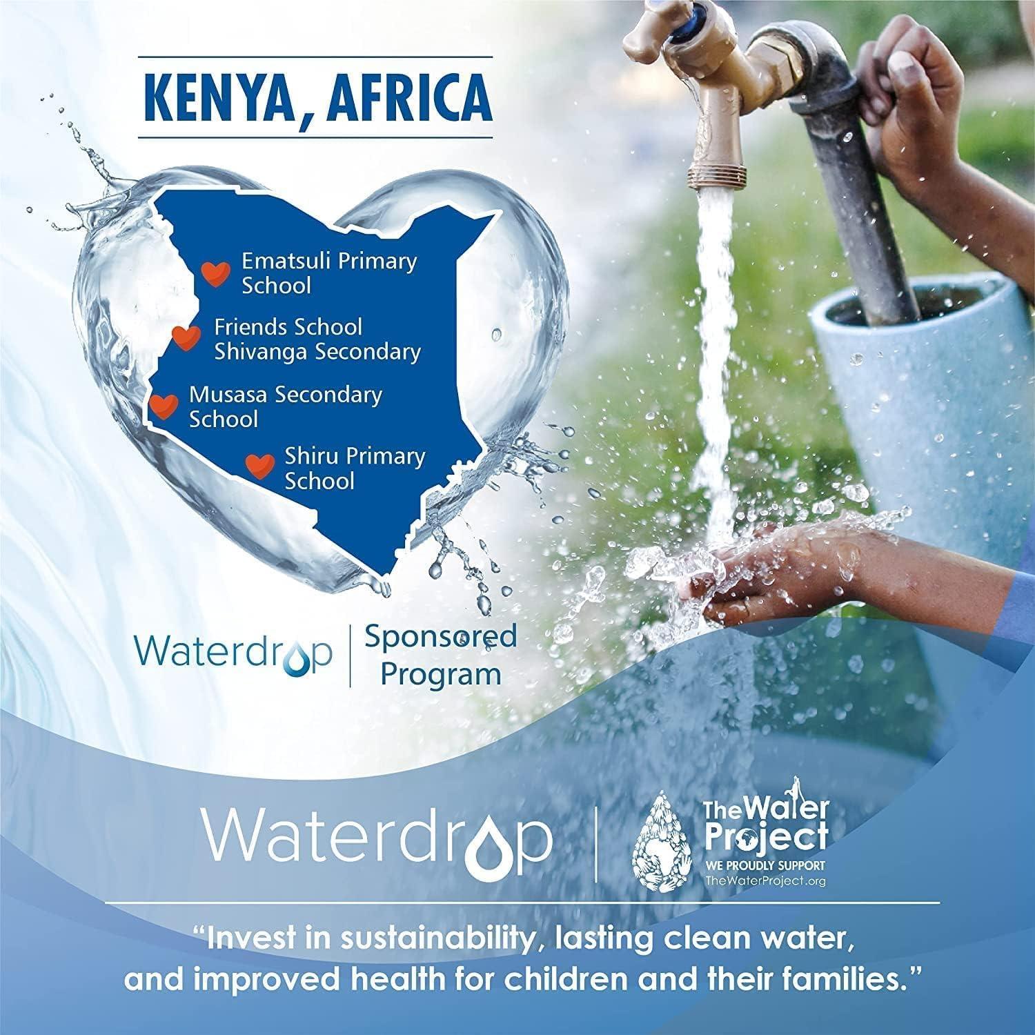 imageWaterdrop WDFF01A Replacement Filter Faucet Water Filter Replacement for WDFC01 WDFC02 WDFC06 Reduces Chlorine Taste and Odor Last Up to 9 Months Pack of 31 Count