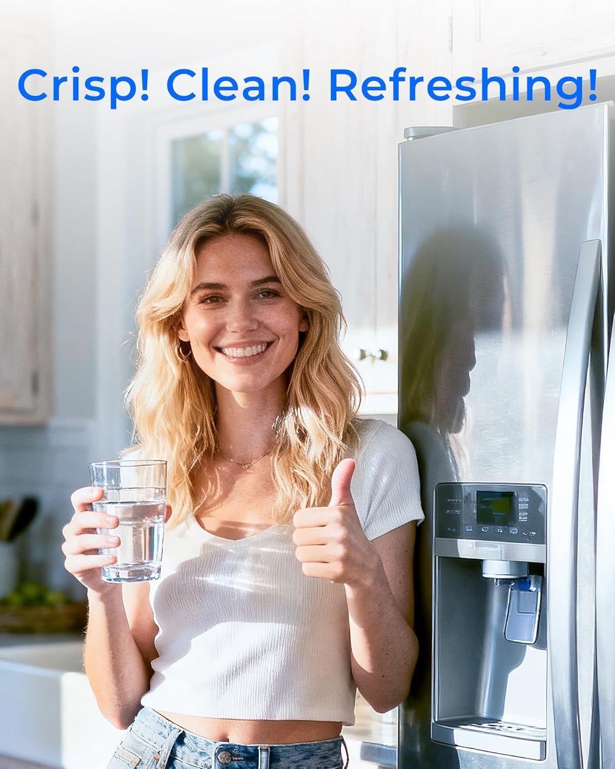 imageWaterdrop WF1CB Replacement for Frigidaire PureSource WFCB RG100 NGRG2000 WF284 9910 469906 469910 Refrigerator Water Filter 6 Filters6 Count Pack of 1