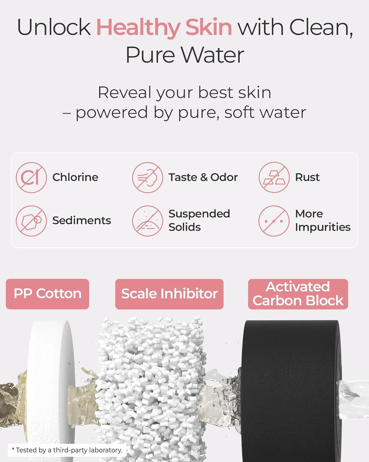 imageWaterdrop Water Filter for Sink Faucet 4000 Gallons Countertop Water Filter System and Filter Life Reminder Reduces Heavy Metals Bad Odor and 99 Chlorine WDCTF05 1 FilterSkincare Face Washer