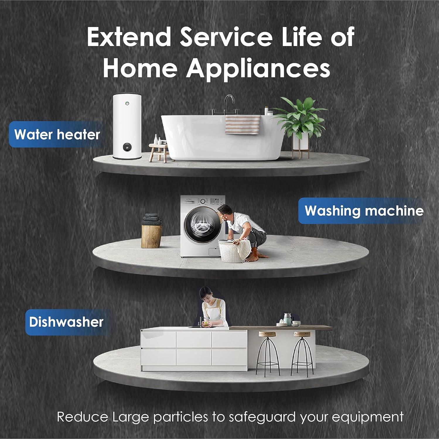 imageWaterdrop Whole House Water Filter Carbon Filter Reduce Iron ampamp Manganese Filter Cartridge Replacement for GE GXWH40L FXHTC Ispring Culligan RFCBBSA Whirlpool Any 10quot x 45quot System 5 MicronPP Sediment Water Filter