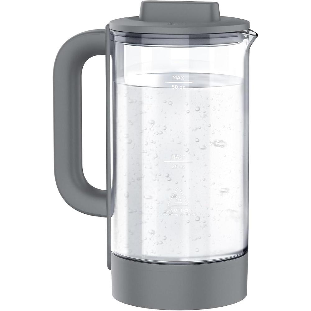 imageMaxblue Pure Water Tank for WDM1 Countertop Reverse Osmosis System Portable Pure Water Tank Glass Pitcher BPA Free
