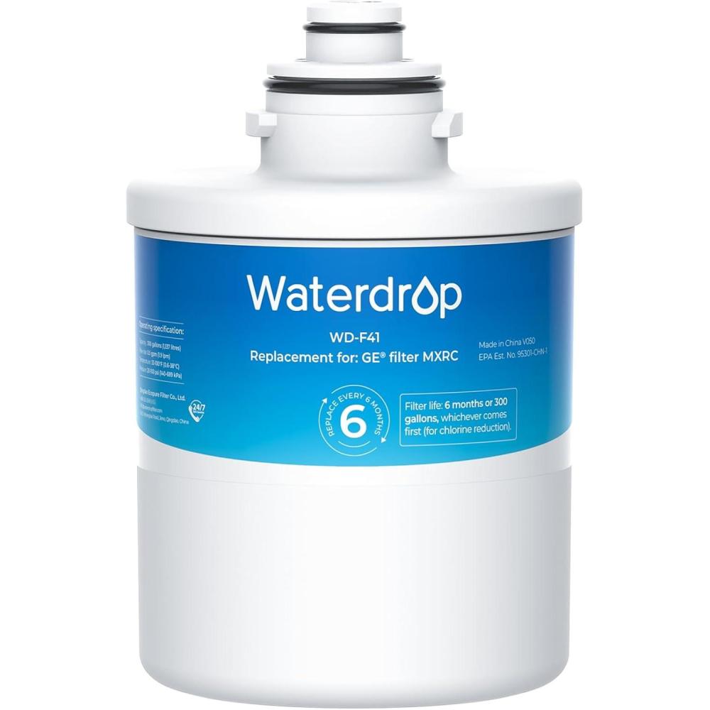 imageWaterdrop MXRC Replacement for GE MXRC FXRC FXRT HXRC 9905 469905 ampamp 1E1013 Refrigerator Water Filter 1 Pack