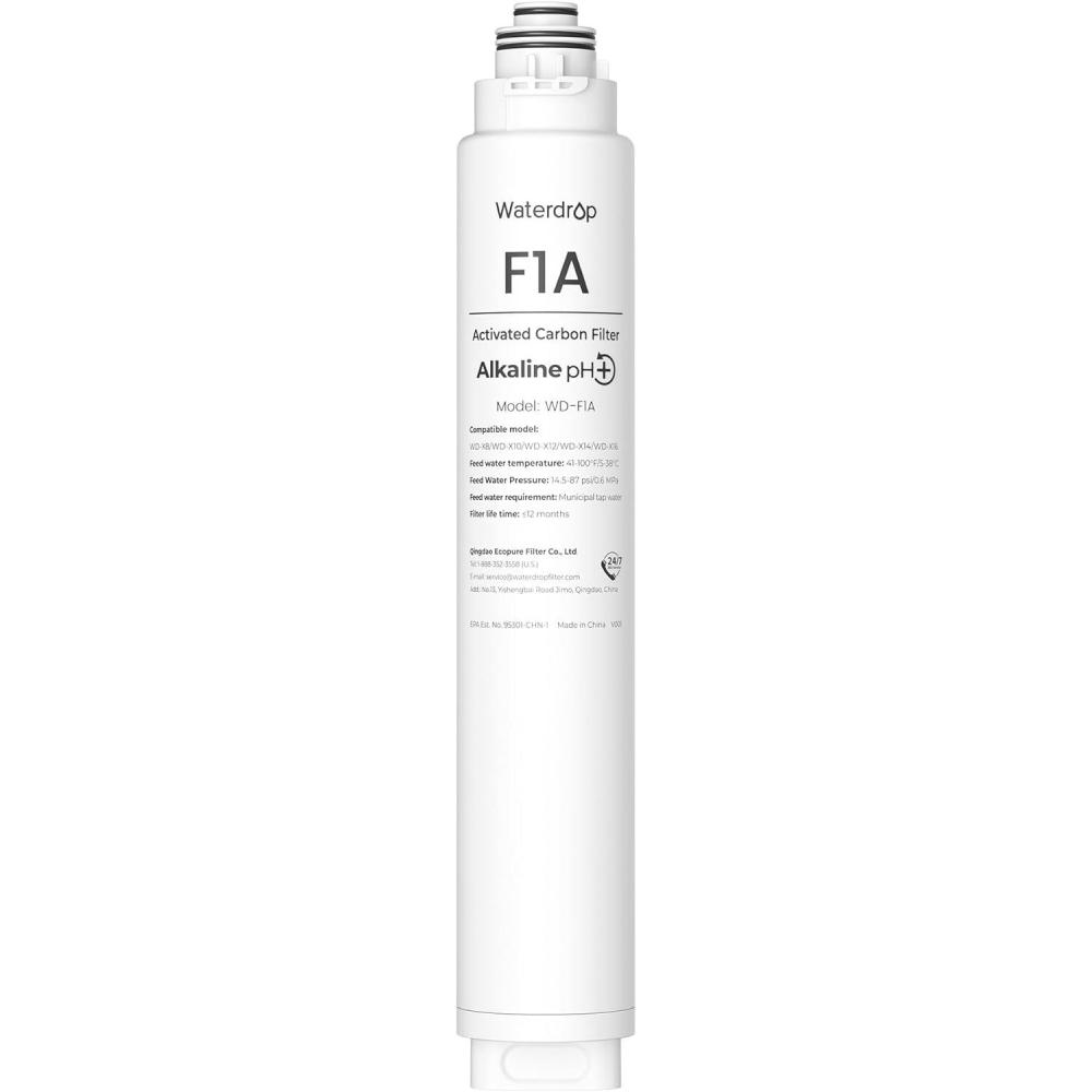 imageWaterdrop WDF1A Alkaline Mineral pH Filter Replacement for WDX8Alkaline ampamp WDX12Alkaline ampamp WDX12PRO ampamp WDX16Alkaline Reverse Osmosis System 12month Lifetime