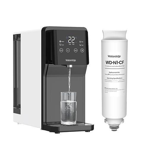 imageWaterdrop WDN1CF Water Filter Replacement for N1 Countertop Reverse Osmosis System 6Month Lifetime