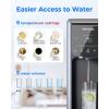 image Hot and Cold  Waterdrop WDA1 Countertop Reverse Osmosis System NSFANSI 58 ampamp 372 Certified 7 Stage Filtration Hot Cold Water Dispenser RO System with 6 Temperature ampamp 5 Volume Options BPA Free