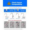 imageAlkaline Waterdrop Water Filter for Sink Faucet Filter Life Reminder 320 Gallon Tap Water Filter for Kitchen Sink NSF Certified Reduces Chlorine Faucet Mount Water Filtration System 1 FilterAlkaline