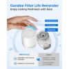 imageAlkaline Waterdrop Water Filter for Sink Faucet Filter Life Reminder 320 Gallon Tap Water Filter for Kitchen Sink NSF Certified Reduces Chlorine Faucet Mount Water Filtration System 1 FilterAlkaline