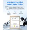 imageAlkaline Waterdrop Water Filter for Sink Faucet Filter Life Reminder 320 Gallon Tap Water Filter for Kitchen Sink NSF Certified Reduces Chlorine Faucet Mount Water Filtration System 1 FilterAlkaline