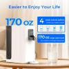 imageInstant Hot Waterdrop K19H Countertop Reverse Osmosis System Reverse Osmosis Water Filter Countertop 31 Pure to Drain 4 Temperature Options Water Dispenser No InstallationPure White  Alkaline