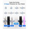 imageInstant Hot Waterdrop K19H Countertop Reverse Osmosis System Reverse Osmosis Water Filter Countertop 31 Pure to Drain 4 Temperature Options Water Dispenser No InstallationIvory White  Hot