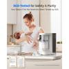 imageInstant Hot Waterdrop K19H Countertop Reverse Osmosis System Reverse Osmosis Water Filter Countertop 31 Pure to Drain 4 Temperature Options Water Dispenser No InstallationIvory White  Hot
