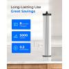 imageSilver ionsWaterdrop WDCFF05 Replacement Filter Countertop Water Filter 5000 Gallons Longer Filter Life Reduces PFOA PFOS Chlorine Sediment 1 Pack
