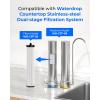 imageSilver ionsWaterdrop WDCFF05 Replacement Filter Countertop Water Filter 5000 Gallons Longer Filter Life Reduces PFOA PFOS Chlorine Sediment 1 Pack