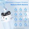 imageWaterdrop 001m Inline Water Filter System for Refrigerator Ice Maker Under Sink 14 inch Direct Connect NSFANSI 42 Certified 19K Gallons 15UCUFPremium