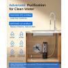 imageWaterdrop 10UA PRO Under Sink Water Filter No Drill Required Time Reminder Easy Installation Reduces Lead Chlorine Bad Taste ampamp Odor NSFANSI 42 Certified 11000 Gallons Does not Lower TDSBlack