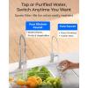 imageWaterdrop 10UA PRO Under Sink Water Filter No Drill Required Time Reminder Easy Installation Reduces Lead Chlorine Bad Taste ampamp Odor NSFANSI 42 Certified 11000 Gallons Does not Lower TDSPitch blackwith Faucet  Reduces Chloramine