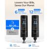 imageWaterdrop 10UA PRO Under Sink Water Filter No Drill Required Time Reminder Easy Installation Reduces Lead Chlorine Bad Taste ampamp Odor NSFANSI 42 Certified 11000 Gallons Does not Lower TDSPitch blackwith Faucet  Reduces Chloramine