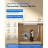 imageWaterdrop 10UA PRO Under Sink Water Filter No Drill Required Time Reminder Easy Installation Reduces Lead Chlorine Bad Taste ampamp Odor NSFANSI 42 Certified 11000 Gallons Does not Lower TDSBlackwith Faucet