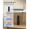 imageWaterdrop 10UA PRO Under Sink Water Filter No Drill Required Time Reminder Easy Installation Reduces Lead Chlorine Bad Taste ampamp Odor NSFANSI 42 Certified 11000 Gallons Does not Lower TDSBlackwith Faucet