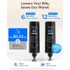 imageWaterdrop 10UA PRO Under Sink Water Filter No Drill Required Time Reminder Easy Installation Reduces Lead Chlorine Bad Taste ampamp Odor NSFANSI 42 Certified 11000 Gallons Does not Lower TDSPitch blackNo Extra Faucet  6Stage