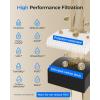 imageWaterdrop 10UA PRO Under Sink Water Filter No Drill Required Time Reminder Easy Installation Reduces Lead Chlorine Bad Taste ampamp Odor NSFANSI 42 Certified 11000 Gallons Does not Lower TDSBlack