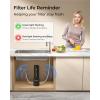 imageWaterdrop 10UA PRO Under Sink Water Filter No Drill Required Time Reminder Easy Installation Reduces Lead Chlorine Bad Taste ampamp Odor NSFANSI 42 Certified 11000 Gallons Does not Lower TDSBlack
