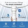 imageWaterdrop 15UA Under Sink Water Filter System 2 Years Reduces Lead Chlorine Bad Taste ampamp Odor Under Counter Water Filter Direct Connect to Kitchen Faucet NSFANSI 42 Certified USA TechWhitepremium