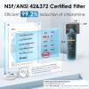 imageWaterdrop 15UA Under Sink Water Filter System 2 Years Reduces Lead Chlorine Bad Taste ampamp Odor Under Counter Water Filter Direct Connect to Kitchen Faucet NSFANSI 42 Certified USA TechBlacktaste improve plus