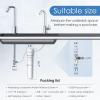 imageWaterdrop 15UBUF 001 m Ultra Filtration Under Sink Water Filter System for Batria Reduction Reduces Lead Chlorine Bad Taste ampamp Odor 19K Gallons with Dedicated Brushed Nickel Faucet USA TechWhite