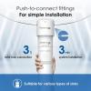 imageWaterdrop 15UBUF 001 m Ultra Filtration Under Sink Water Filter System for Batria Reduction Reduces Lead Chlorine Bad Taste ampamp Odor 19K Gallons with Dedicated Brushed Nickel Faucet USA TechWhite