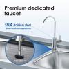 imageWaterdrop 15UBUF 001 m Ultra Filtration Under Sink Water Filter System for Batria Reduction Reduces Lead Chlorine Bad Taste ampamp Odor 19K Gallons with Dedicated Brushed Nickel Faucet USA TechWhite