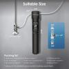 imageWaterdrop 17UBUF 001 m Ultra Filtration Under Sink Water Filter System for Batria Reduction Reduces Lead Chlorine Bad Taste ampamp Odor 24K Gallons with Dedicated Brushed Nickel Faucet USA TechBlackPremiumwith Faucet