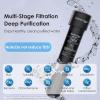 imageWaterdrop 17UBUF 001 m Ultra Filtration Under Sink Water Filter System for Batria Reduction Reduces Lead Chlorine Bad Taste ampamp Odor 24K Gallons with Dedicated Brushed Nickel Faucet USA TechBlackBasicwith Faucet